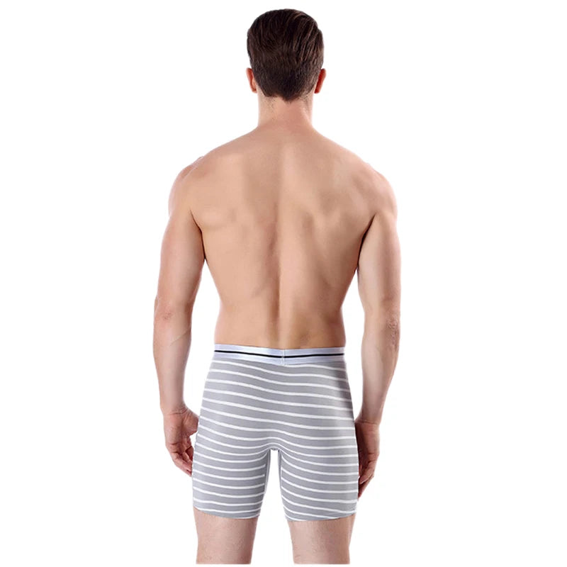 Cueca Long Boxer Listrada Fashion