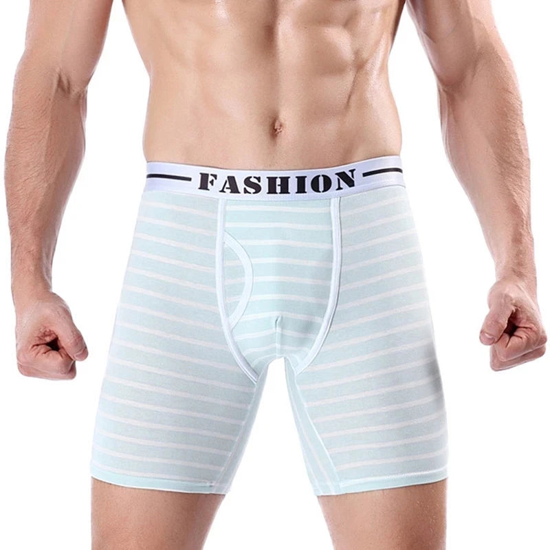 Cueca Long Boxer Listrada Fashion