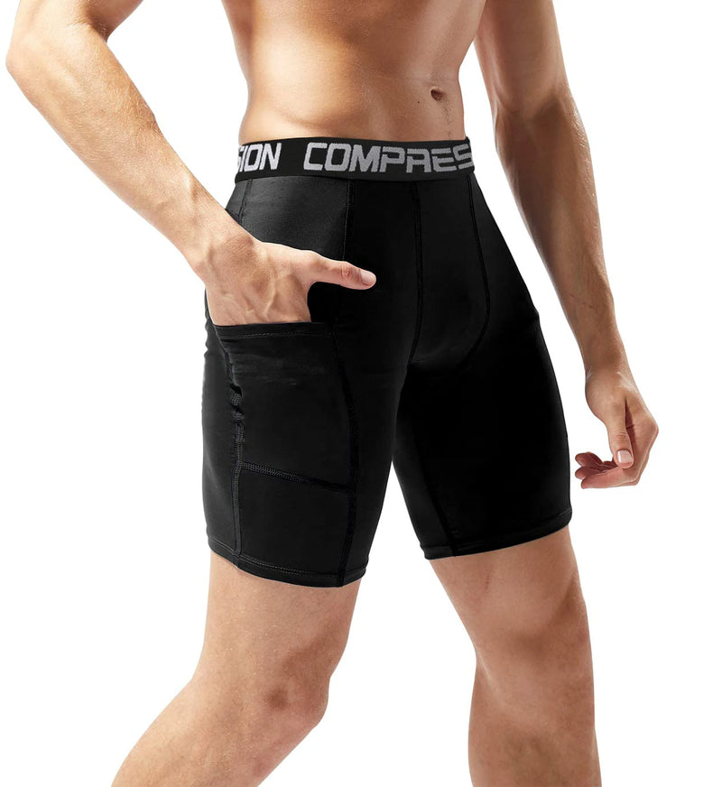 Bermuda de Compressão com Bolso Fitness-All