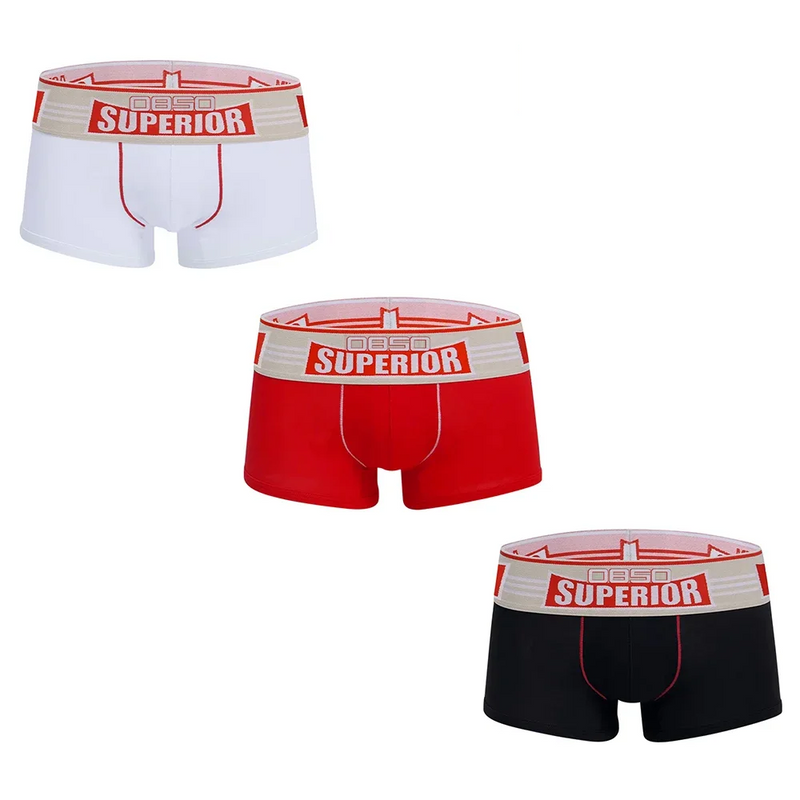 Kit 3 Cuecas Boxer Masculina de Alta Qualidade e Conforto