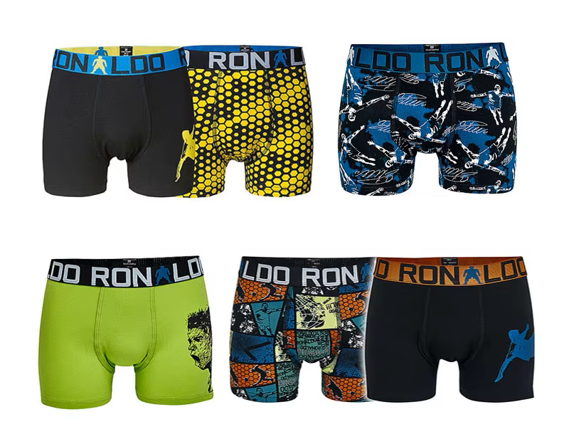 Kit 6 Cuecas Boxer Boy de Alta Qualidade - Kids